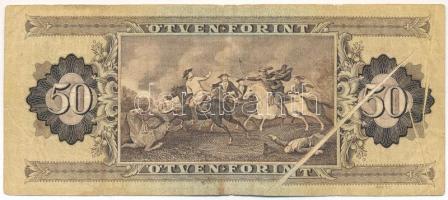 1983. 50Ft "D 249 079259" hátoldalán látványos nyomdahibával T:F,VG 
Adamo F23