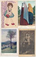 32 db RÉGI képeslap vegyes minőségben: magyar és külföldi városok és motívumok / 32 pre-1945 postcar...