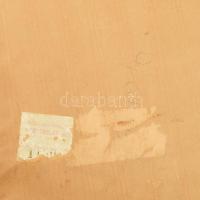 Rauscher Lajos (1845-1914): Arab város minarettel. Akvarell, papír. Jelezve jobbra lent. Hátoldalán ...