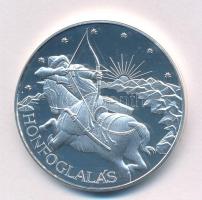 Kósa István (1953-) "Millecentenárium 896-1996 - Árpád fejedelem / Honfoglalás" fém emléké...