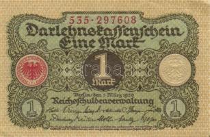 Német Birodalom / Weimari Köztársaság 1920. 1M (4x) közte közeli sorszámokkal T:I,I-