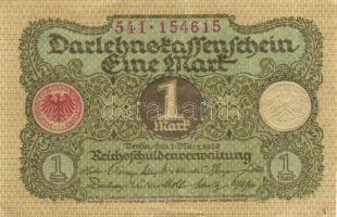 Német Birodalom / Weimari Köztársaság 1920. 1M (3x) T:I