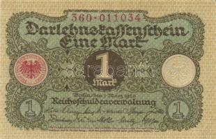 Német Birodalom / Weimari Köztársaság 1920. 1M (3x) egymás utáni sorszámokkal T:I