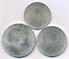 1948. 5Ft Ag "Petőfi" + 10Ft Ag "Széchenyi" + 20Ft Ag "Táncsics", &quo...