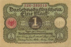 Német Birodalom / Weimari Köztársaság 1920. 1M (3x) T:I