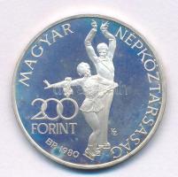 1980. 200Ft Ag "Téli olimpia - Lake Placid" T:AU (eredetileg PP) Adamo EM59