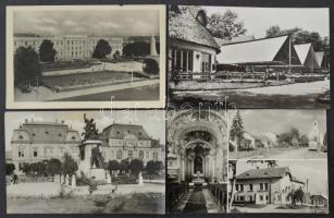 Kb. 200 db MODERN fekete-fehér magyar város képeslap / Cca. 200 modern black and white Hungarian town-view postcards