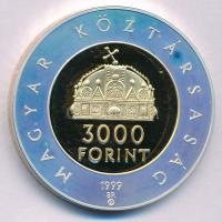 1999. 3000Ft Ag "Az államalapítás 1000. évfordulója" T:UNC,AU (eredetileg PP)
Hungary 199...