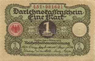 Német Birodalom / Weimari Köztársaság 1920. 1M (4x) T:I,I-
