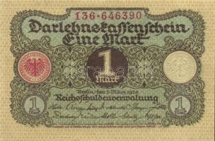 Német Birodalom / Weimari Köztársaság 1920. 1M (4x) T:I