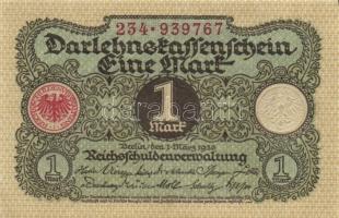 Német Birodalom / Weimari Köztársaság 1920. 1M (4x) T:I