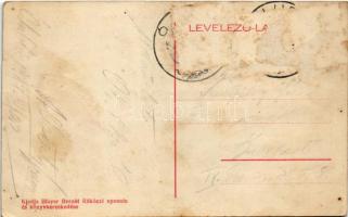 1914 Ólubló, Ó-Lubló, Stará Lubovna; Szökőkút és sétány. Blayer Bernát kiadása / fountain and promen...