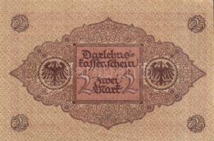 Német Birodalom / Weimari Köztársaság 1920. 2M (4x) piros nyomatos variáns T:I,I-