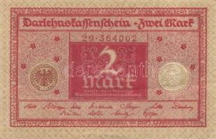 Német Birodalom / Weimari Köztársaság 1920. 2M (4x) piros nyomatos variáns T:I,I-