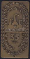 1924. "B.P.L.E. - Mélylövés" Br díjérem T:2 + DN "Csepel Vas- és Fémművek törzsgárda tagjának 35 év" szögletes Br plakett T:1 Eredeti díszdobozban!