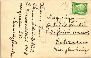 1928 Zamárdi, Balaton-Zamárdi; villa. Schäffer Gyula photo (EK)