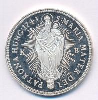 DN "Magyar tallérok utánveretben - Mária Terézia tallérja 1741" Ag emlékérem (20,06g/0.999...