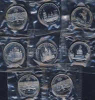 Szovjetunió 1988-90. 5R (8x) 6klf motívummal T:PP Mindegyik vákumcsomagolásban!