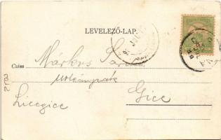 1900 Dobsina, Dobschau; Jégbarlang bel / ice cave interior (fl)