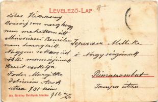 1912 Dobsina, Dobschau; Sárkány Boldizsár kiadása (ázott / wet damage)