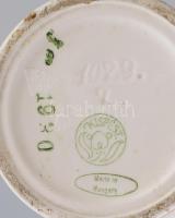 Kispesti porcelán retro design váza. Jelzett, apró hajszálrepedéssel 29 cm