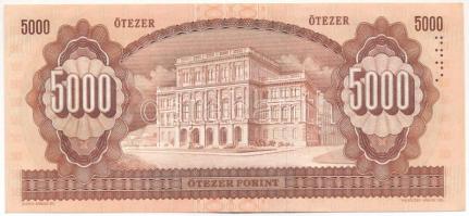 1990. 5000Ft "J 30749269" T:F szép papír Adamo F49