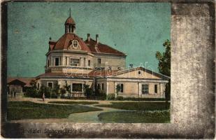 1905 Stubnyafürdő, Túróchévíz, Stubnianske Teplice, Turcianske Teplice; Zöld tükör fürdő / spa (apró lyuk / tiny pinhole)