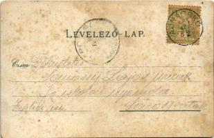 1905 Stubnyafürdő, Túróchévíz, Stubnianske Teplice, Turcianske Teplice; Zöld tükör fürdő / spa (apró...