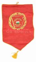 Szocialista Brigád asztali zászló, teljes m: 45 cm