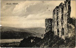 1917 Huszt, Chust, Khust; várrom. Ausländer Ignác kiadása / castle ruins (b)