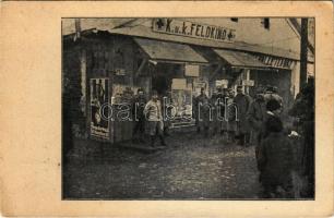 K.u.K. Feldkino und Teehalle / Első világháborús osztrák-magyar teaház és tábori mozi / WWI Austro-Hungarian military tea hall and field cinema (EK)