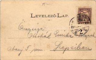 1900 Kéked-fürdő (Alsókéked), látkép. László Béla kiadása (fl)