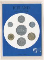 Izland 1971-1978. 1k-50K (7xklf) forgalmi összeállítás tokban T:AU-XF
Iceland 1971-1978. 1 Króna - ...