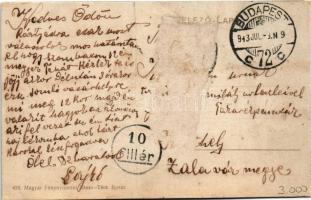 1913 Budapest XV. Pestújhely, László utca, Antal Lajos és Jenisch Éva üzlete (r)