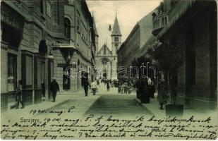 1904 Sarajevo, Cumurlagasse / Cumurija street, shops