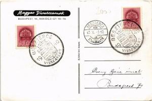 1940 Budapest VII. Magyar Divatcsarnok. Rákóczi út 70-76. (EK) + "1940 Beszterce visszatért&quo...