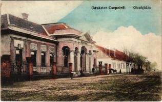 1916 Budapest XXI. Csepel, községháza (EK)