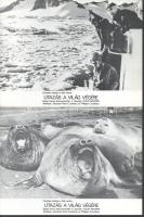 cca 1989 előtt készült ,,Utazás a világ végére - Cousteau kapitány a Déli-sarkon" című francia ...