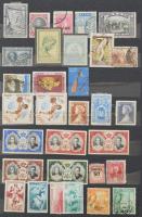 Érdekes vegyes külföldi tétel, 10 vastag fekete lapos A/4 berakóban