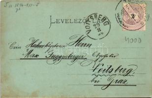 1898 (Vorläufer) Temesvár, Timisoara; Losonczy tér este / square at night (fl)