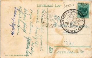 1940 Székelyudvarhely, Odorheiu Secuiesc; Kossuth utca, Dohány nagytőzsde üzlete, Budapest szálloda....