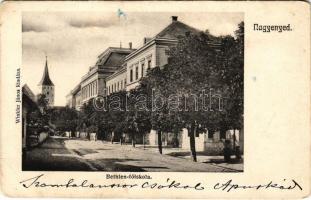 Nagyenyed, Aiud; Bethlen főiskola. Winkler János kiadása / boarding school (EB)