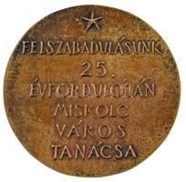 Kiss Kovács Gyula (1922-1984) 1970. "Felszabadulásunk 25. évfordulóján - Miskolc város Tanácsa&...