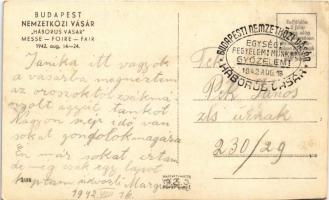 1942 Budapest XIV. Budapesti Nemzetközi Vásár "Háborús Vásár", Meinl Gyula, Stühmer pavilo...