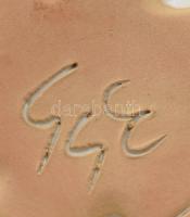 Győrbíró Enikő (1932-1999): Szoknyás hölgy. Jelzett, hibátlan , m: 21 cm