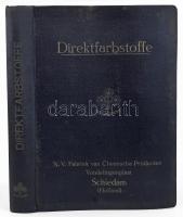 cca 1936-1948 Die Direktfarbstoffe der N.V. Fabriek van Chemische Producten Vondelingenplaat Schieda...