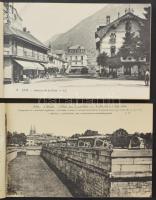 4 db RÉGI francia képeslap füzet / 4 pre-1945 French postcard booklet: L'Hotel des Invalides Pa...