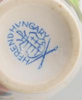 Herendi Pheasant, Bird and Insect mintás kisváza. Jelzett, hibátlan, m: 9 cm