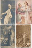 21 db RÉGI vallás motívum képeslap vegyes minőségben / 21 pre-1945 religion motive postcards in mixed quality