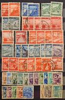 Ausztria tétel, 10 lapos közepes berakóban, benne pár postatiszta bélyeg